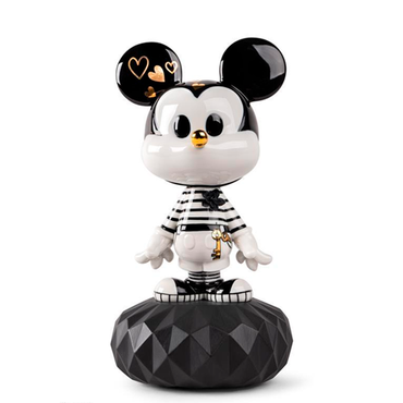 Mickey in black and white