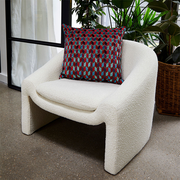 Cojín Basie Cherry/Plum