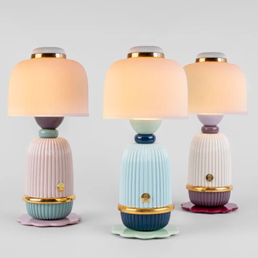 Kokeshi Blue Table Lamp