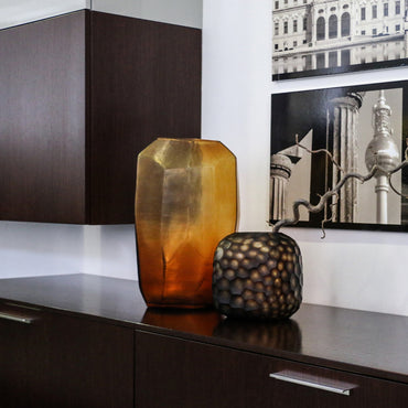 Cubistic Tall Gold