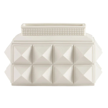 Charade Studded Low Vase