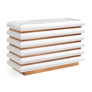 Kiki Six-Drawer Ivory