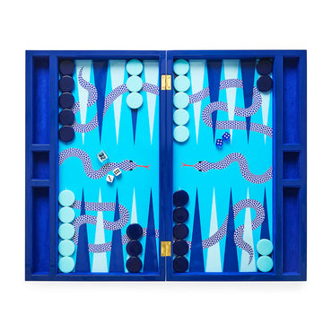 Eden Backgammon Set Blue