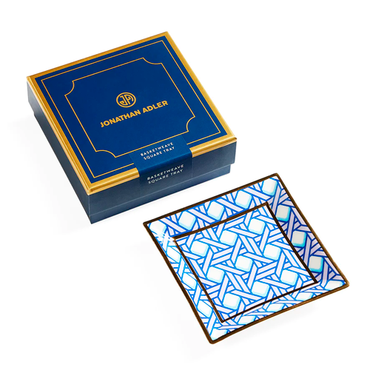 Basketweave Square Tray