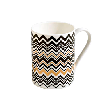 Zig Zag Gold Mug