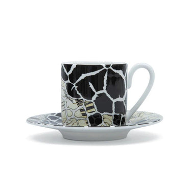 Africa Dakar/Gabon Coffe Cup And Saucer Set X 2