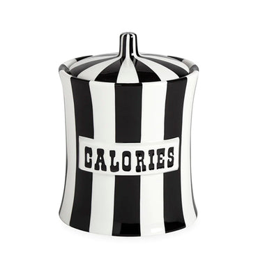 Vice Calories Canister Black & White