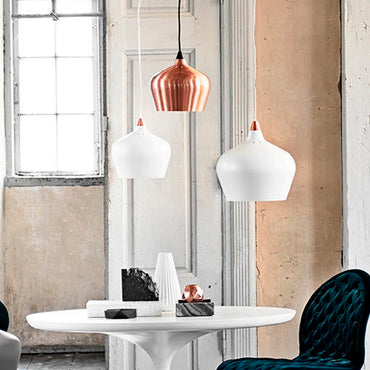 Cohen Small Pendant Matt White