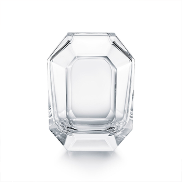 Octogone Vase Clear