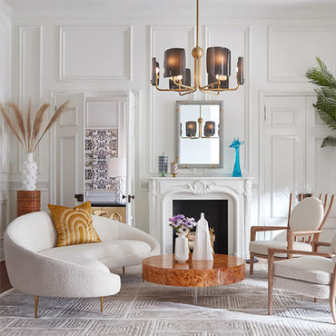 Ether Curved Sofa Olympus Oatmeal