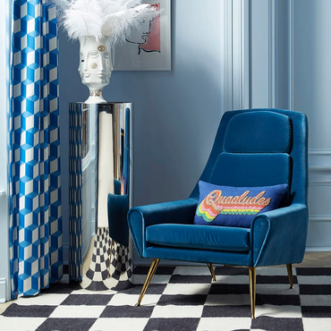 Quaaludes Beaded Pillow