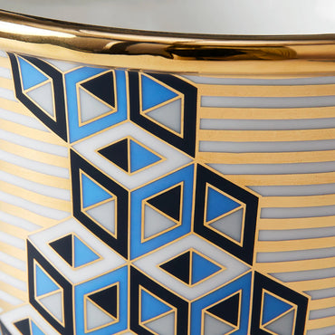 Versailles Blocks Bowl Blue