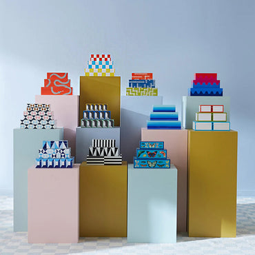 Small Checkerboard Lacquer Box