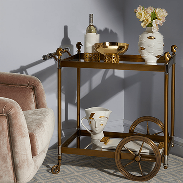 Gilded Giuliette Pitcher