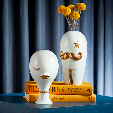 Gilded Salvador Vase