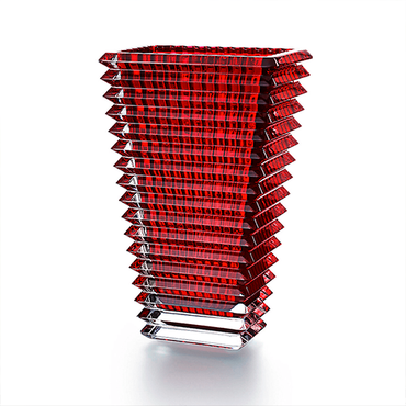 Eye Vase Rectangular Red