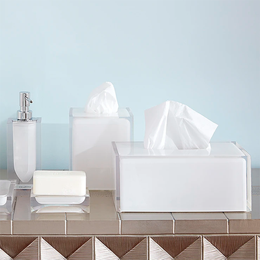 Hollywood Long Tissue Box Clear