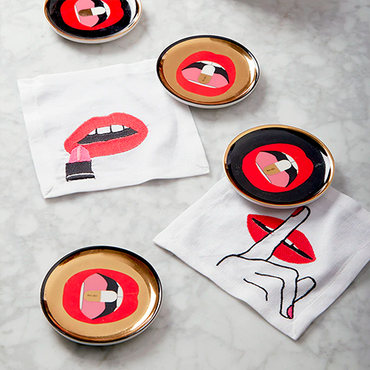 Lips Cocktail Napkins