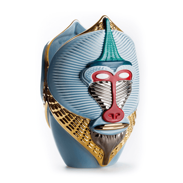 Mandrillus Vase Blue/Red