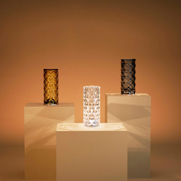 Marquis Table Lamp Led White Battery Ambar