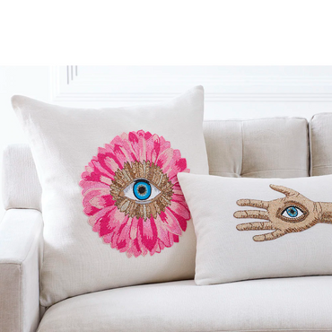 Petals Beaded Pillow