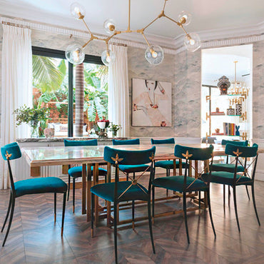 Rider Dining Chair Peacock