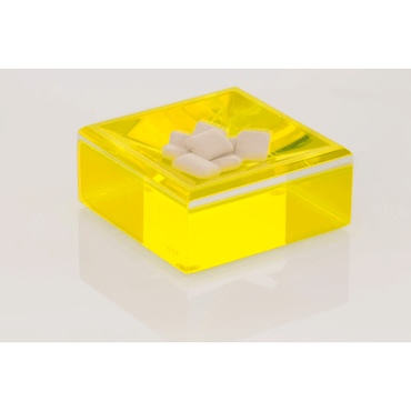 Square Mini Bowl Yellow