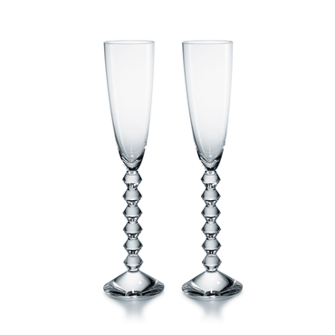 Baccarat Copas y vasos VÉGA FLUTISSIMO CLEAR SET X 2