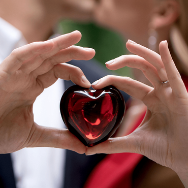 Baccarat Pisapapeles COEUR CUPID HEART RED