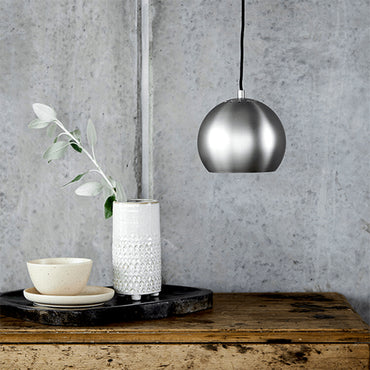 Ball Pendant Brushed Satin