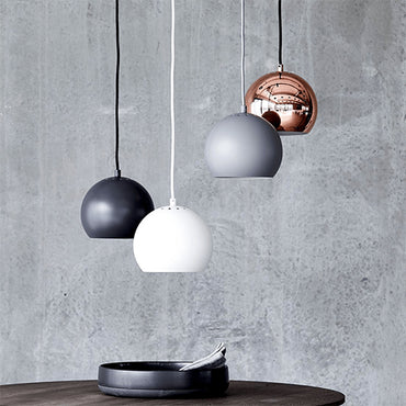 Ball Pendant Light Grey