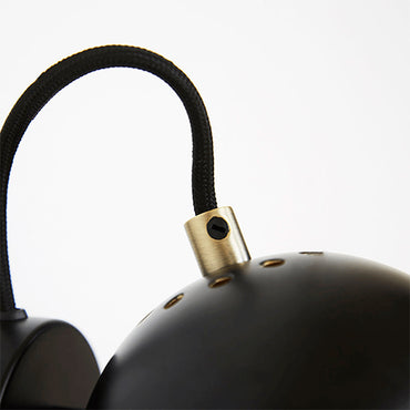 Ball Wall Magnet Lamp Black