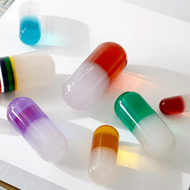 Acrylic White And Orange Medium