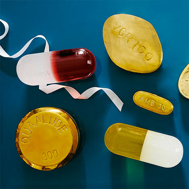 Acrylic White And Red Small