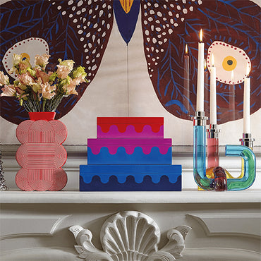 Pompidou Acrylic Candleholder Multi