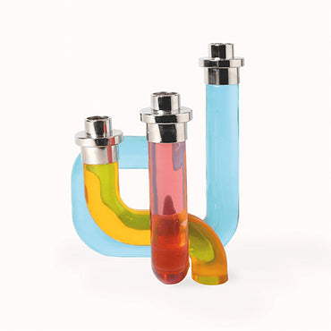 Pompidou Acrylic Candleholder Multi