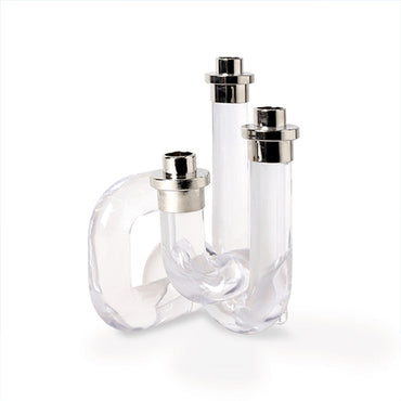 Pompidou Acrylic Candleholder White