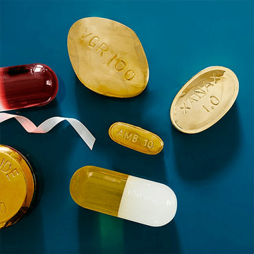 Acrylic White And Yellow Small