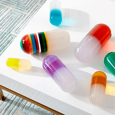 Acrylic White And Yellow Small