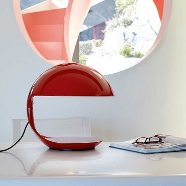 Martinelli Luce Lámpara de mesa COBRA RED TABLE LAMP