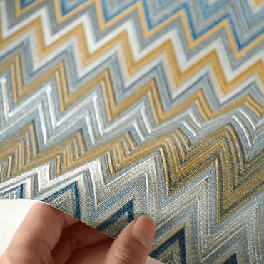 Papel Decorativo Zigzag Multicolore 20064