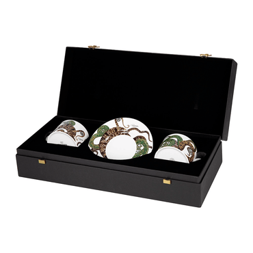 Roberto Cavalli Vajillas SNAKES COFFEE CUP AND SAUCER SET