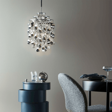 Verpan Lámpara colgante SPIRAL MINI SILVER