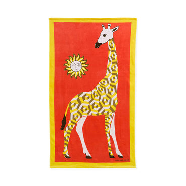 Giraffe Beach Towel