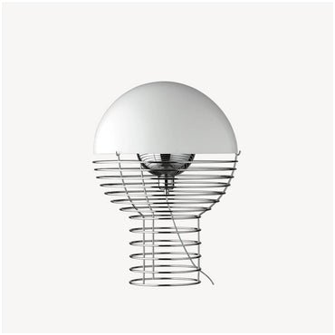 Wire Table Lamp Ø40 Blanco