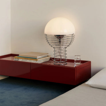 Wire Table Lamp Ø40 Blanco