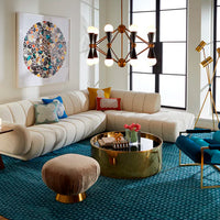 Pompidou Quatrefoil Pillow Celadon