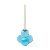 Globo Candle Holder Blue