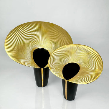 Fusca Vase Black/Gold