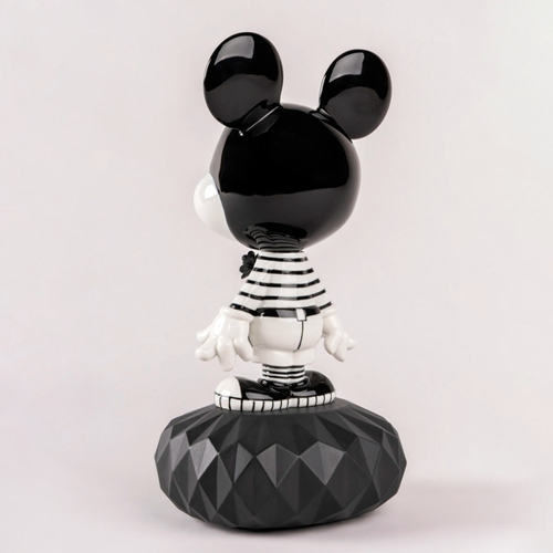 Mickey in black and white